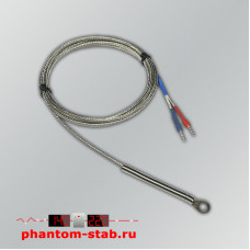 Датчик температуры под винт - тип "К" до +800°C